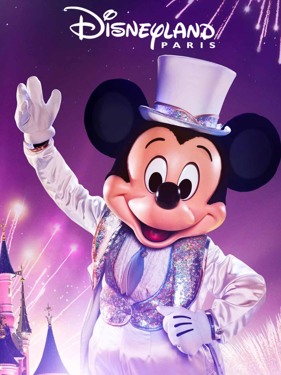 DISNEYLAND PARIS 1 DAY 1 PARK DATED TICKET